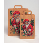 200 Trendbag® Papier-Tragetaschen Topcraft 220 x 105 x 360 Weihnachtsmann