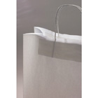 50 Classicbag® Papier-Tragetaschen Toptwist 190 x 80 x 210 weiß enggerippt