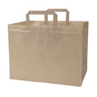 40 Specialbag® Papier-Tragetaschen Topcraft 317 x 218 x 245 braun neutral