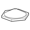 VE 3M™ SJ 6553 Bumpon™ selbstklebende Elastikpuffer Soft Clear 3,05 mm x 11 mm transparent
