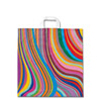 250 Trendbag® PE-Schlaufen-Tragetaschen 350 x 100 x 400 Seventies